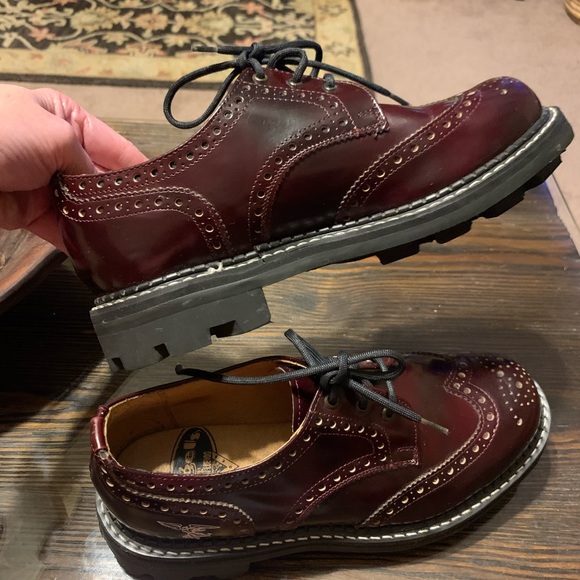 SOLD! Sz 8 Vintage John Fluevog Angel Soles Oxford Shoes - Picture 4 of 16